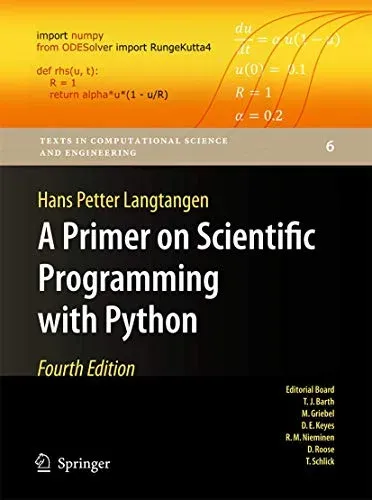 Portada de A Primer on Scientific Programming with Python, 4th Edition
