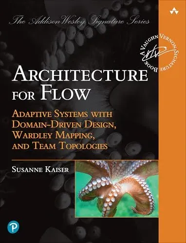 Portada de Adaptive Systems With Domain-Driven Design, Wardley Mapping, and Team Topologies