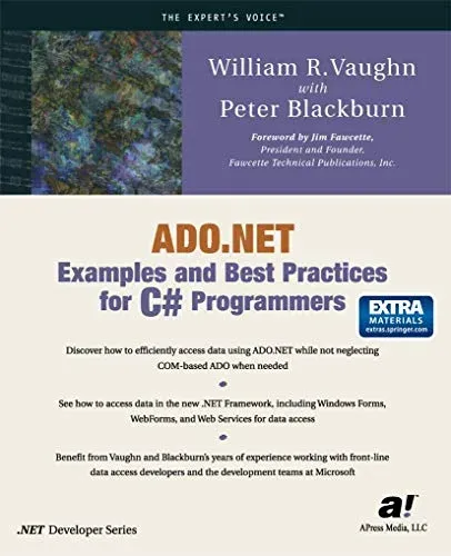 Portada de ADO.NET Examples and Best Practices for C# Programmers