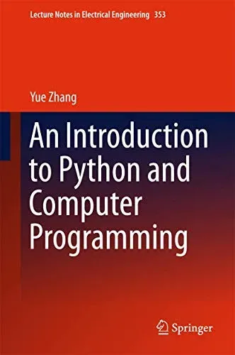 Portada de An Introduction to Python and Computer Programming