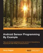 Portada de Android Sensor Programming By Example