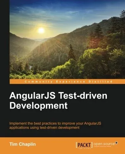 Portada de AngularJS Test-driven Development