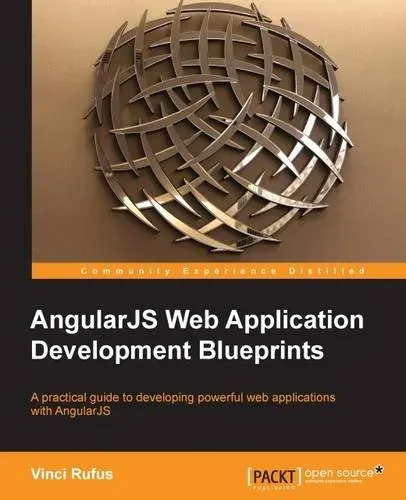 Portada de AngularJS Web Application Development Blueprints