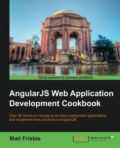 Portada de AngularJS Web Application Development Cookbook