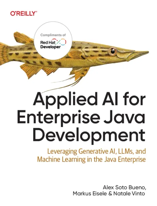 Portada de Applied AI for Enterprise Java Development