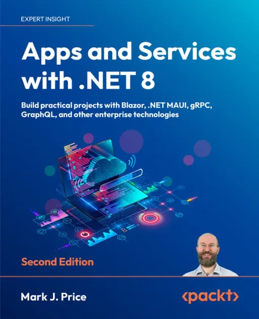Portada de Apps and Services with .NET 8, 2nd Edition
