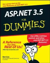 Portada de ASP.NET 3.5 For Dummies