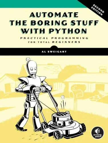 Portada de Automate the Boring Stuff with Python, 2nd Edition