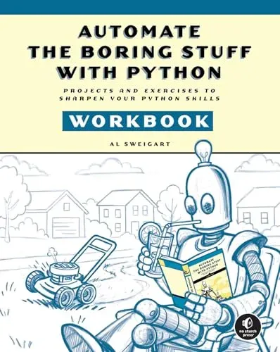 Portada de Automate the Boring Stuff with Python Workbook