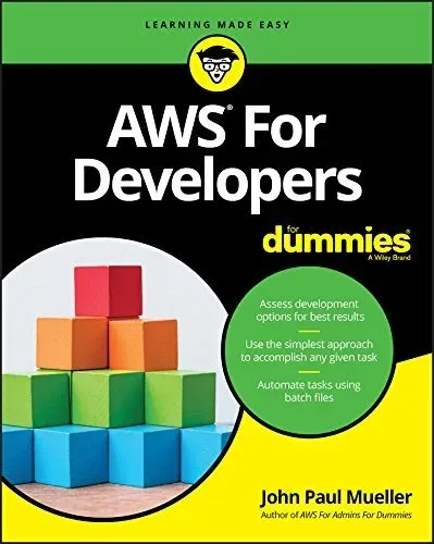 Portada de AWS for Developers For Dummies