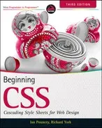 Portada de Beginning CSS, 3rd Edition