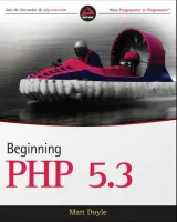 Portada de Beginning PHP 5.3