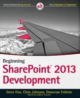 Portada de Beginning Sharepoint 2013 Development