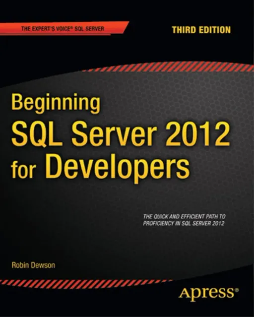 Portada de Beginning SQL Server 2012 for Developers, 3rd Edition