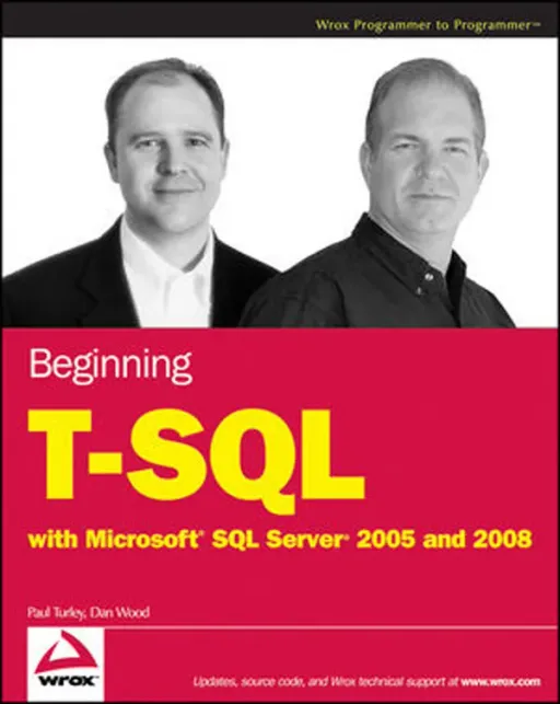 Portada de Beginning T-SQL with Microsoft SQL Server 2005 and 2008
