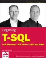 Portada de Beginning T-SQL with Microsoft SQL Server 2005 and 2008