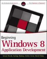 Portada de Beginning Windows 8 Application Development