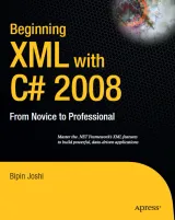 Portada de Beginning XML With C# 2008 From Novice To Professional