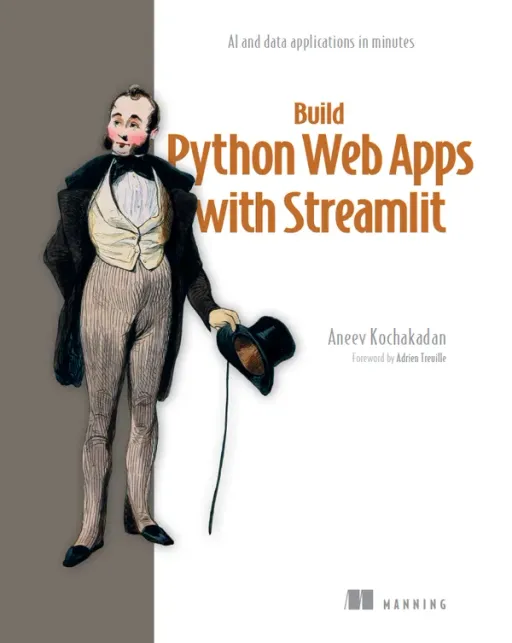 Portada de Build Python Web Apps with Streamlit
