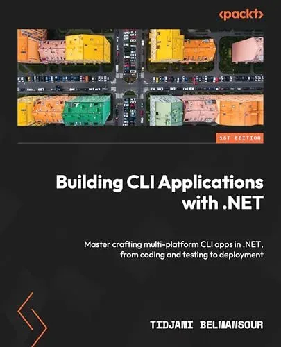 Portada de Building CLI Applications with C# and .NET