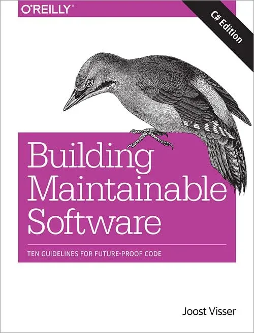 Portada de Building Maintainable Software, C# Edition