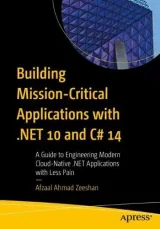 Portada de Building Mission-Critical Applications with .NET 10 and C# 14