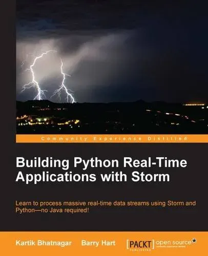 Portada de Building Python Real-Time Applications with Storm