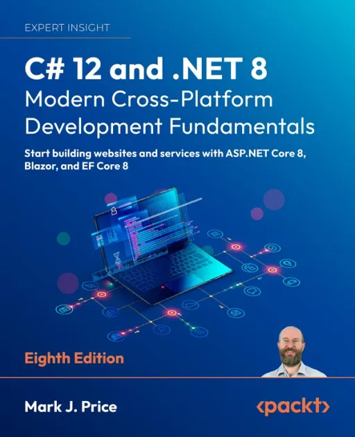 Portada de C# 12 and .NET 8, 8th Edition