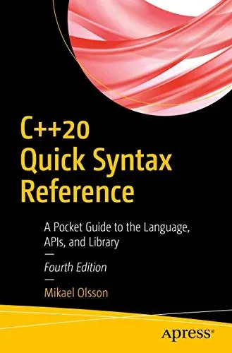 Portada de C++20 Quick Syntax Reference, 4th Edition
