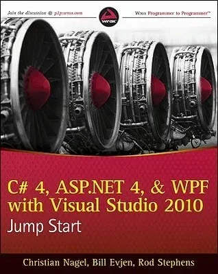 Portada de C# 4, ASP.NET 4, and WPF, with Visual Studio 2010 Jump Start