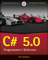 Portada de C# 5.0 Programmer's Reference