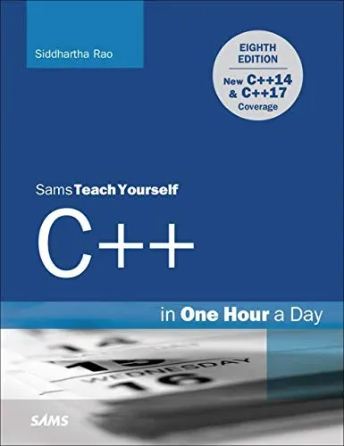 Portada de C++ in One Hour a Day, Sams Teach Yourself, 8th Edition