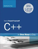Portada de C++ in One Hour a Day, Sams Teach Yourself, 8th Edition