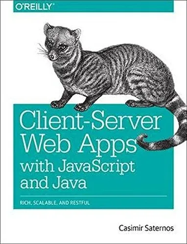 Portada de Client-Server Web Apps with JavaScript and Java