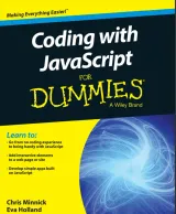 Portada de Coding with JavaScript For Dummies
