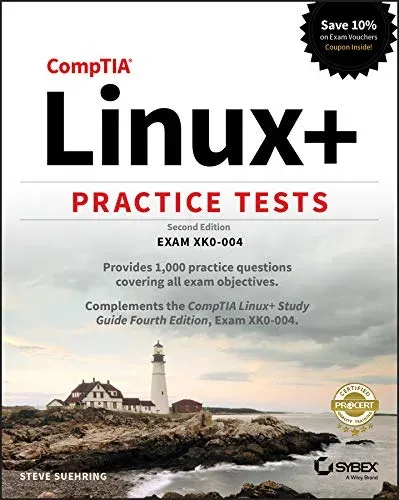 Portada de CompTIA Linux Practice Tests, 2nd Edition