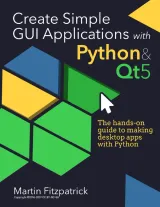 Portada de Create Simple GUI Applications, with Python & Qt5