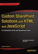Portada de Custom SharePoint Solutions with HTML and JavaScript