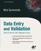 Portada de Data Entry and Validation with C# and VB.NET Windows Forms