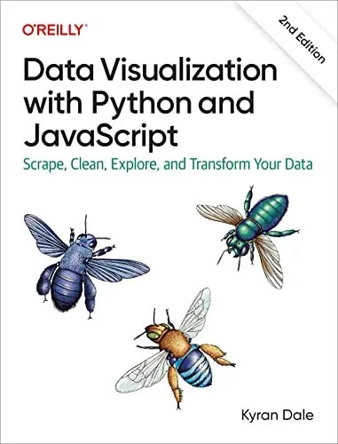 Portada de Data Visualization with Python and JavaScript