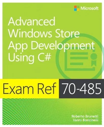 Portada de Exam Ref 70-485 Advanced Windows Store App Development Using C#