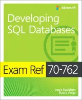 Portada de Exam Ref 70-762 Developing SQL Databases