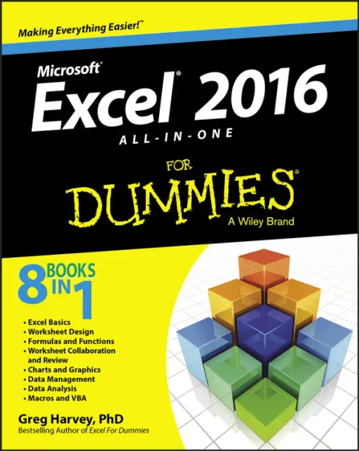 Portada de Excel 2016 All-in-One For Dummies