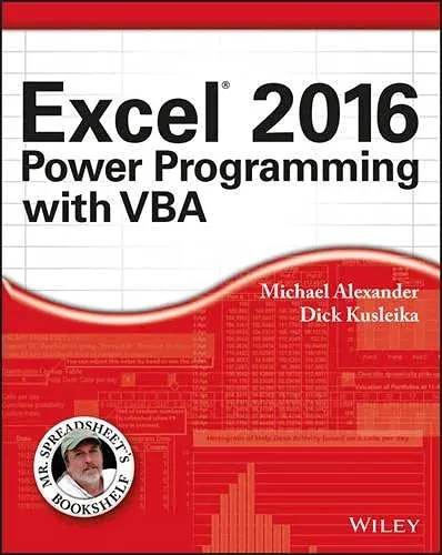 Portada de Excel 2016 Power Programming with VBA