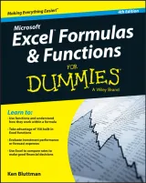 Portada de Excel Formulas and Functions For Dummies, 4th Edition