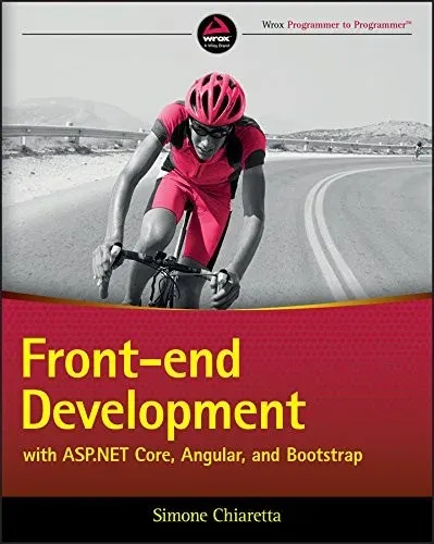 Portada de Front-end Development with ASP.NET Core, Angular, and Bootstrap