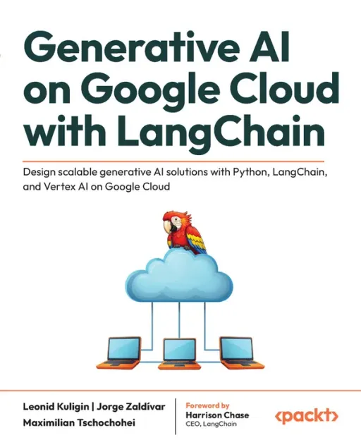 Portada de Generative AI on Google Cloud with LangChain