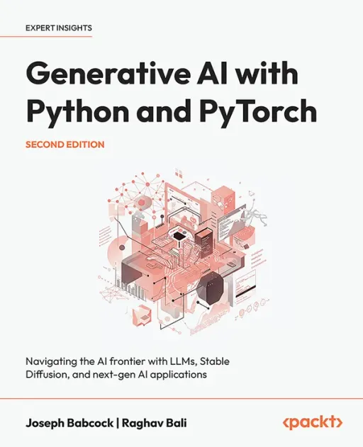 Portada de Generative AI with Python and PyTorch, 2nd Edition