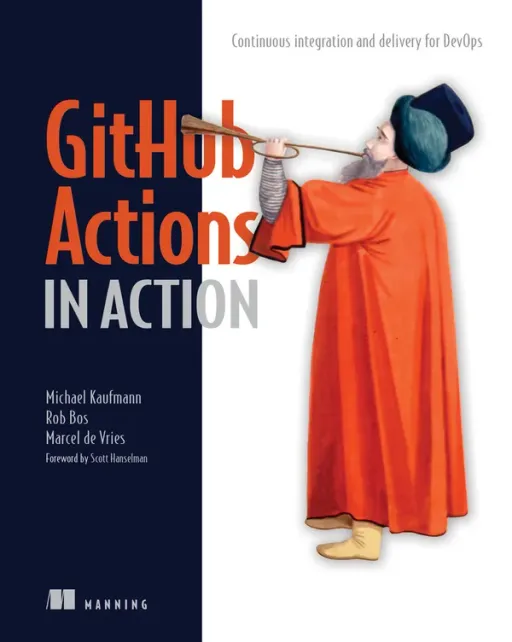 Portada de GitHub Actions in Action