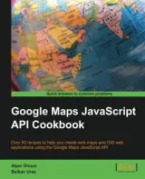 Portada de Google Maps JavaScript API Cookbook